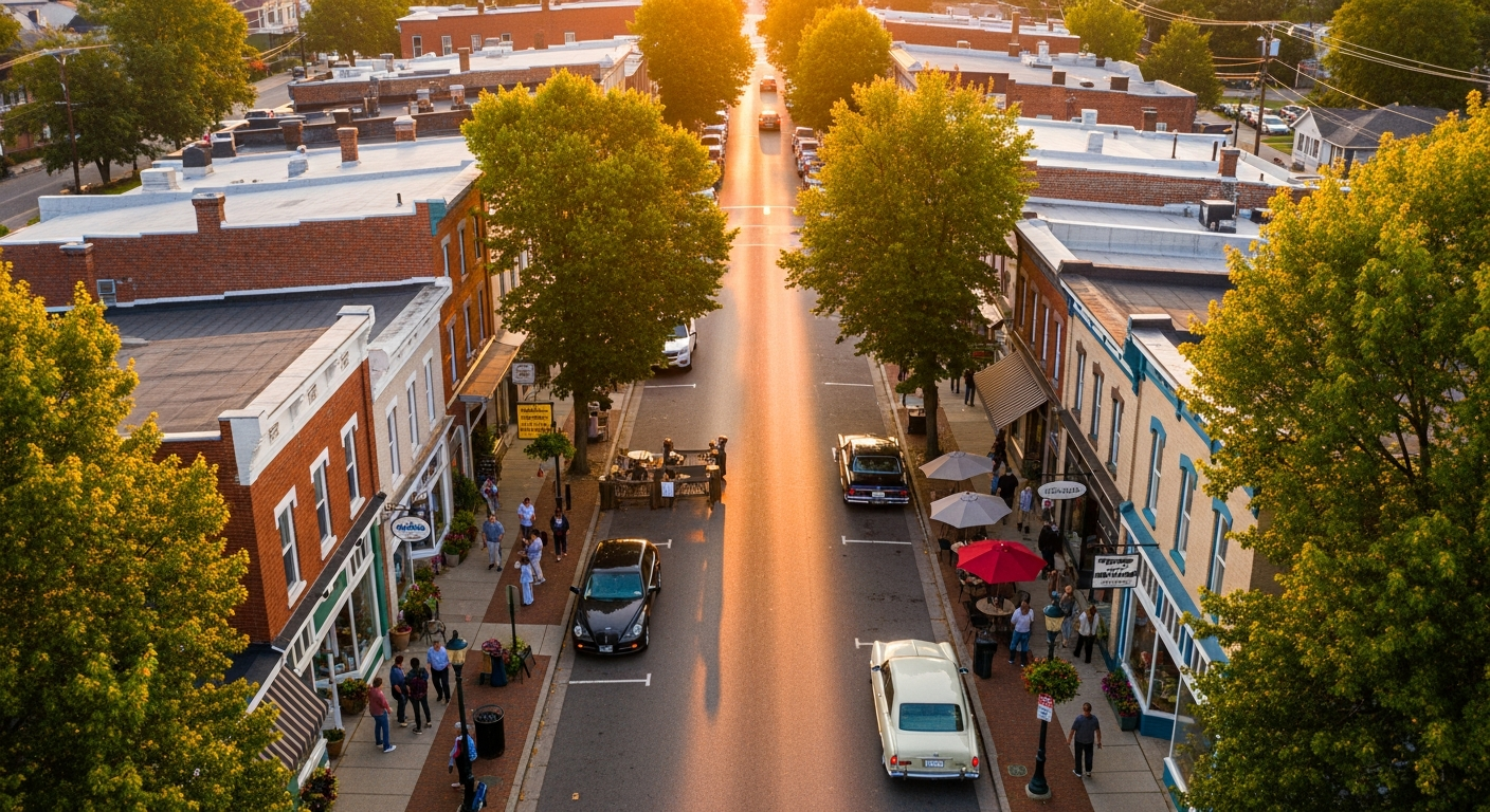 Neighborhood storefronts and local businesses